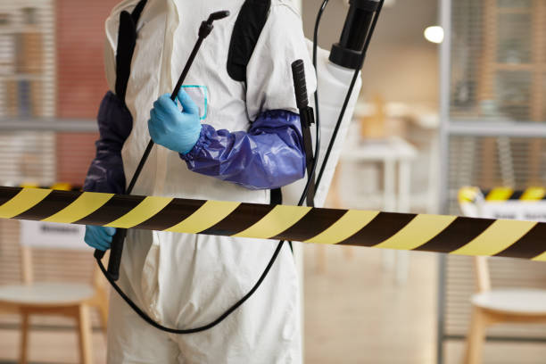 Professional Biohazard Cleanup technician working in Garden City, MO